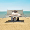 ALAZA Yoga Funny Pug Dog Beach Tent Sun Shelter Portable Canopy Sunshade for Outdoor Camping Picnics Backyard Fun 10x9 ft