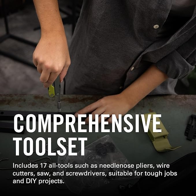 LEATHERMAN Rebar Multitool with Premium Replaceable Wire Cutters and Saw Heathered Cranberry