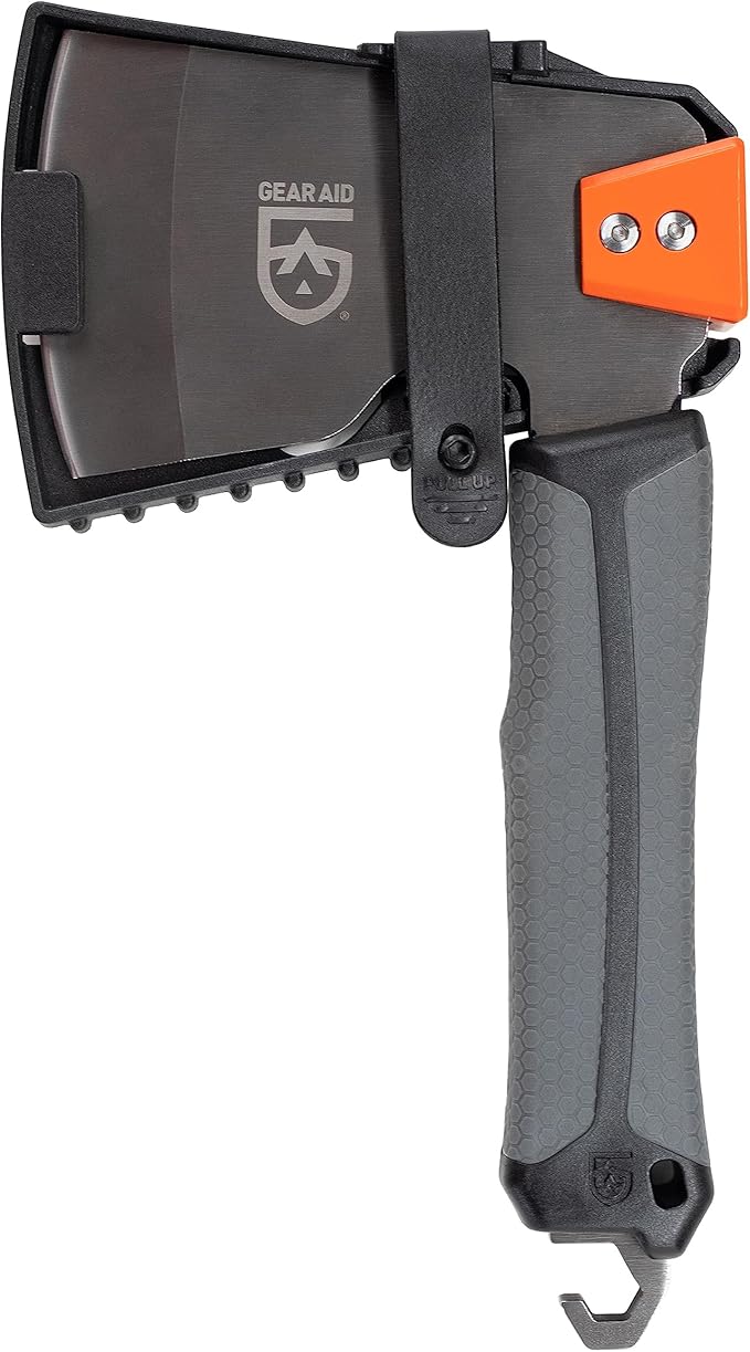GEAR AID Balta Camp Hatchet: A Versatile Fire and Campground Tool with Safety Cover Hammer Kindling Cutter and Tent Stake Puller