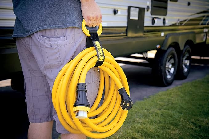 Champion Power Equipment 30-Foot 50-Amp 125/250-Volt RV Generator Power Cord (14-50P to SS2-50R)