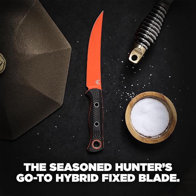 Benchmade - MeatCrafter 15500 Hunting and Cutlery Knife with Black Carbon Fiber Handle (15500OR-2)