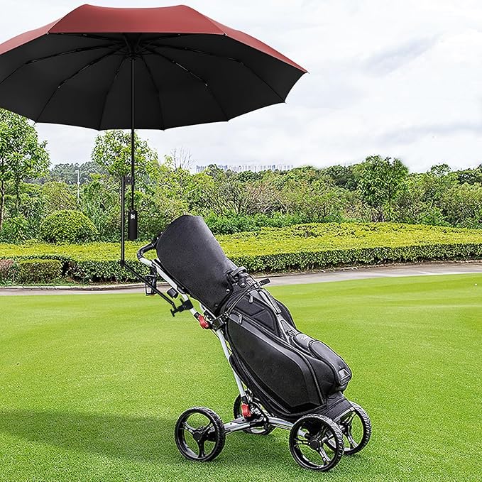 XLINGZA UPF 50+ Beach Umbrella with Adjustable Universal Clamp