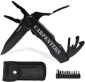 Personalized Multitool Knife w/Engraved Name in 20 Fonts 9 In 1 Multi Tool Plier Knife with Pliers Screwdriver Set &amp Belt Case Camping &amp Fishing Gifts for Him Christmas Gifts for Men