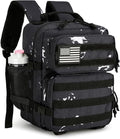 9L Mini Tactical Backpack for Men and Women Tactical Backpack Small for Hiking Small Tactical Bag (Black Lightning)