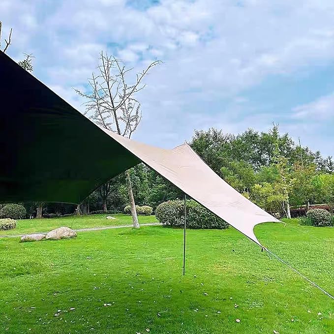 UV Protection Shade Canopy Weather Resistant Sand Beach Tent Camping Sun Shelter Portable Outdoor Canopy Tent Windproof Pop Up Shelter