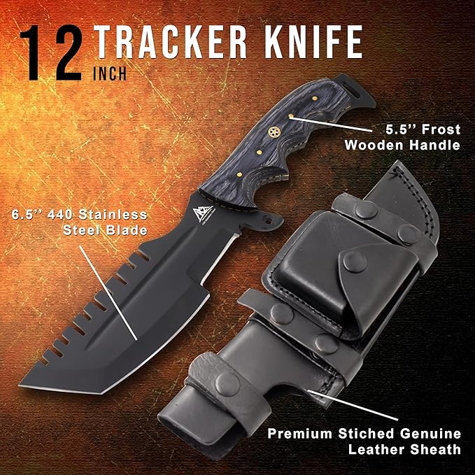 Handmade Handforged Heavy Duty Fixed Blade Knife | Hunting | Camping | Survival | EDC