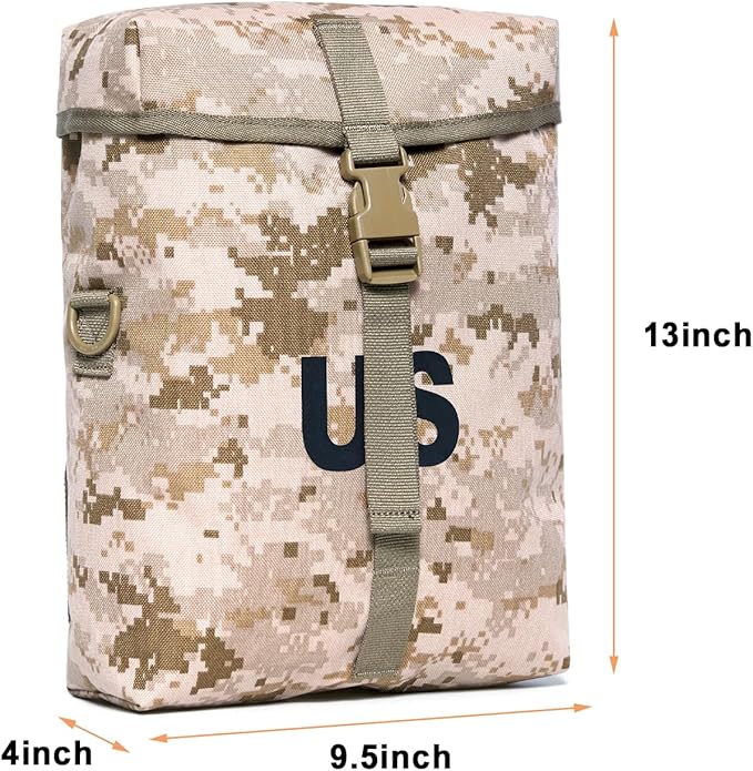 MT 2Pcs US Military MOLLE Sustainment Pouch Army Utility Pouch