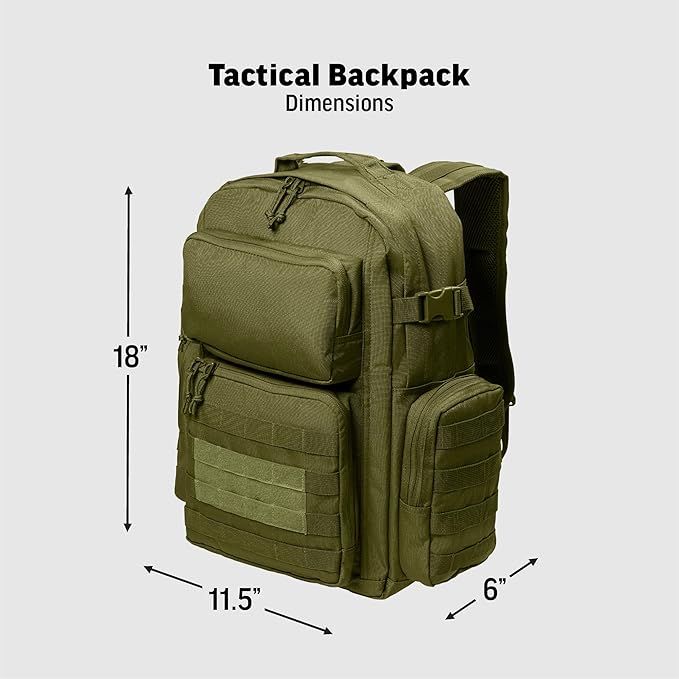CornerStone Tactical Backpack | Carry On Travel Essential for Men &amp Women Rugged Work Bag with Compartments