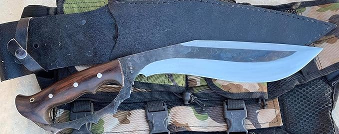 12 D-Guard Handle Farmer Rust free Kukri - Survival Hunting Khukuri High Carbon Steel Fishing Knife Outdoor Camping Tool Activities