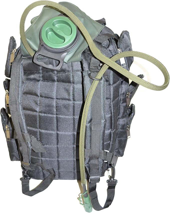 Backpack + Range Bag with Large Padded Deluxe Tactical Divider and 9 Clip Mag Holder - Rangemaster Gear Bag Explorer Tan