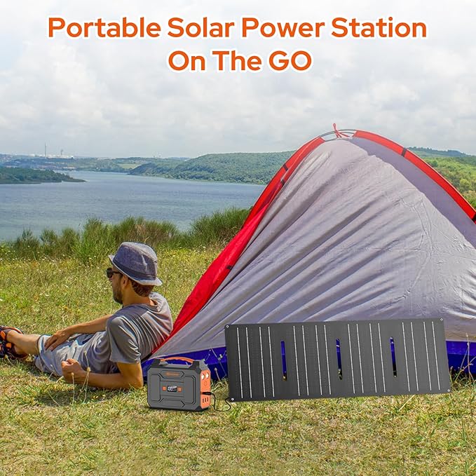 ZeroKor Portable Power Station 100W Power Pack with AC Outlet Portable Solar Generator 146Wh External Battery with DC USB C QC3.0 for Smart Devices Camping Home RV VanLife(without Solar Panel)