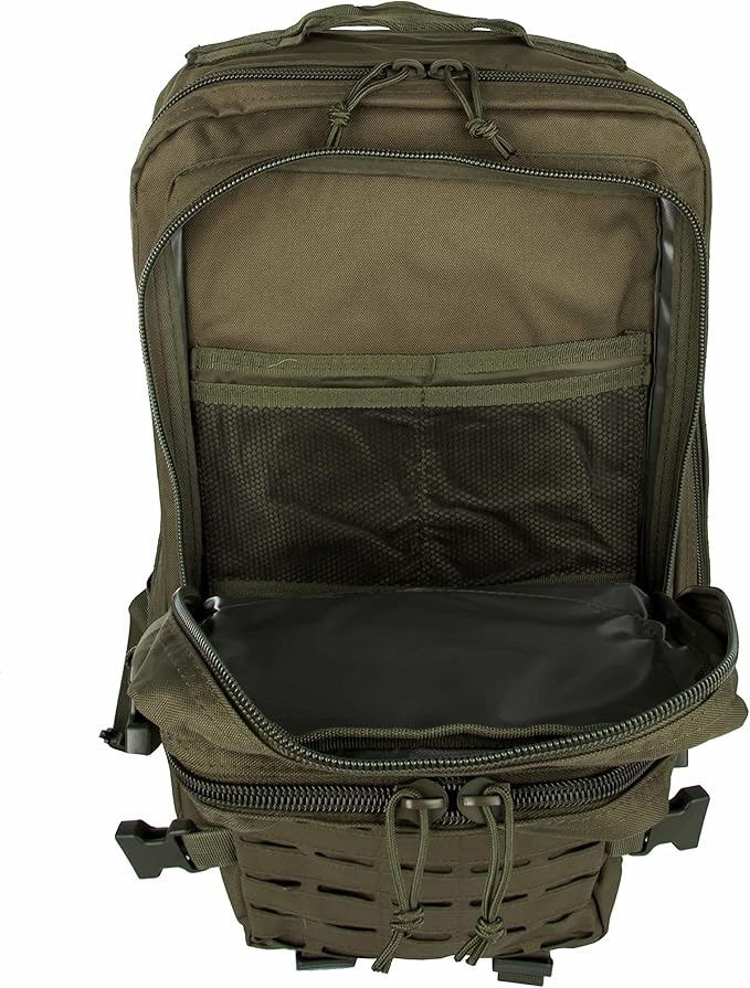 Mil-Tec Laser Cut Assault Backpack Olive Drab Large 14002701
