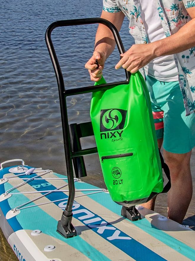 NIXY Premium 20L/30L Dry Backpack Accessory - Spacious Waterproof Storage Solution for All Your Outdoor Adventures Paddleboarding Kayaking Camping &amp More (Yellow 20L)