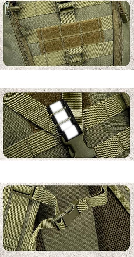 Tactical Backpack Military Molle Hiking Outdoor Sports Bag Hiking Mountaineering Casual Tactical Black