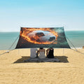 ALAZA Hot Football Beach Tent Sun Shelter Portable Canopy Sunshade for Outdoor Camping Picnics Backyard Fun 10x9 ft