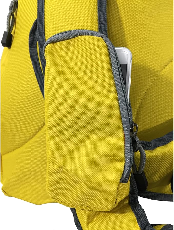 K-Cliffs Heavy Duty Sling Backpack Water-Resistant Laptop Bookbag Body Bag Bright Color Safety Reflective Stipe