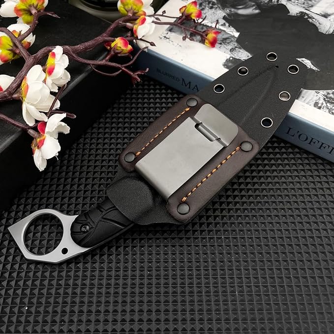 Fixed Blade Knife Full Tang 7Cr13Mov Blade G10 Handle Claw Knife for Outdoor Camping Survival Hiking EDC Tool with Sheath