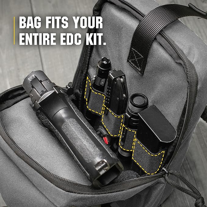 M-Tac CCW Sling Bag for Men &amp Women - EDC Shoulder Bag Tactical - Crossbody Concealed Carry Bag - Mens Chest Pack