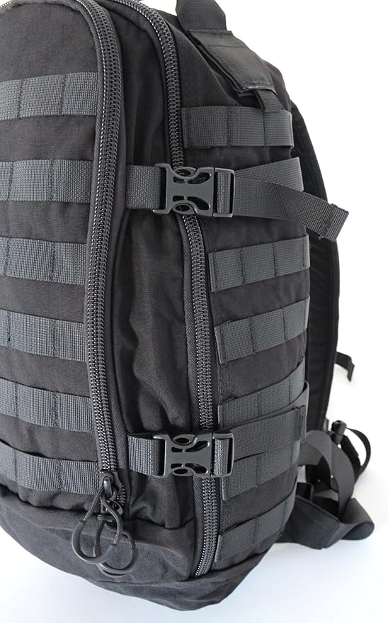 Military 26L ILBE Style Tactical Assault Patrol Molle Backpack (BLACK)