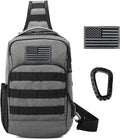 Valinov Tactical Shoulder BagMolle Shoulder BackpacksMilitary Sling Daypack Backpack with USB Charging port