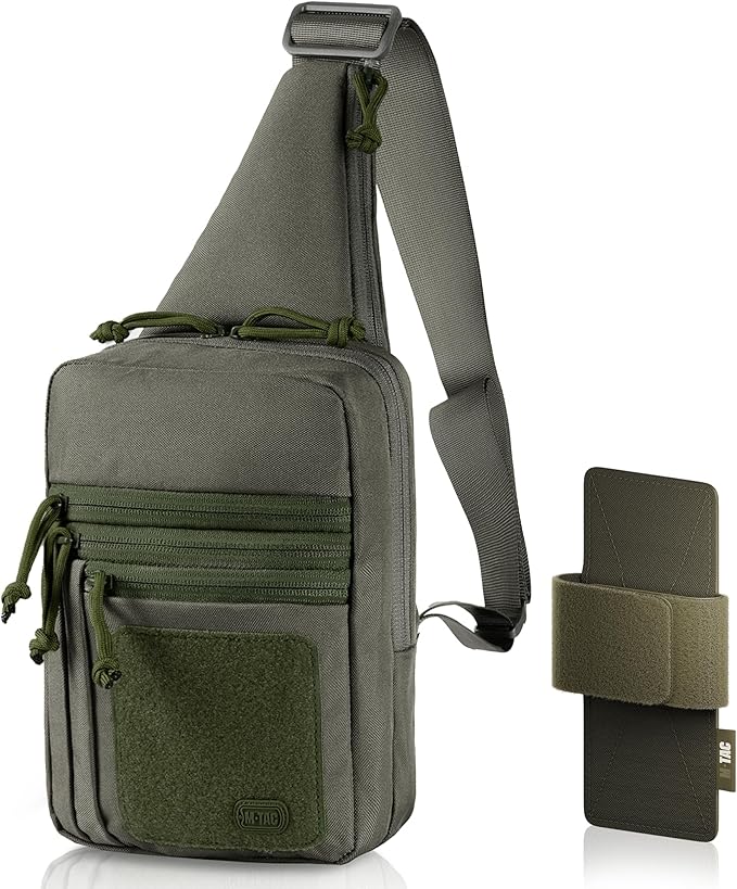 M-Tac CCW Sling Bag for Men &amp Women - EDC Shoulder Bag Tactical - Crossbody Concealed Carry Bag - Mens Chest Pack