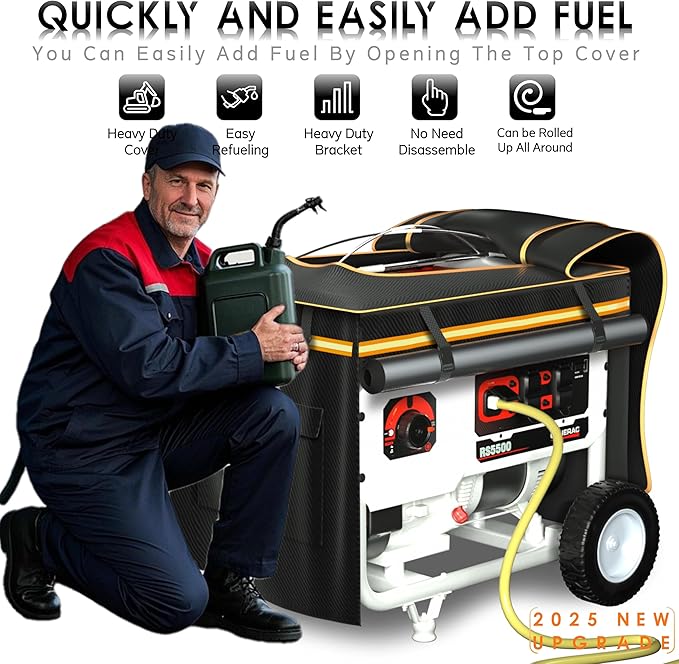 Generator Covers While Running With Stainless Steel Bracket Best Portable Universal Waterproof Heavy-duty Inverter Generator Tent Case Suitable for Westinghouse Champion Firman Predator Hongda