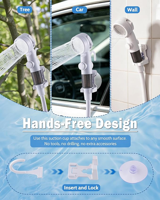 Subtoy Portable Camping Shower Outdoor Camp Shower