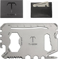 17 IN 1 Titanium Credit Card Multitool Wallet Multitool Card Tool EDC Pocket Tool for Quick Repair Gifts for Husband Father