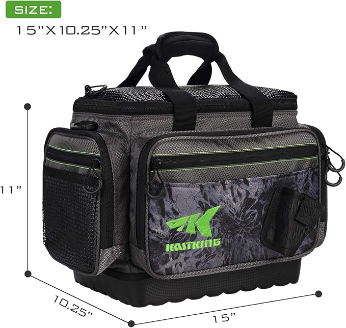 KastKing Fishing Gear &amp Tackle Bags - Saltwater Resistant Fishing Bags - Fishing Tackle Storage Bags
