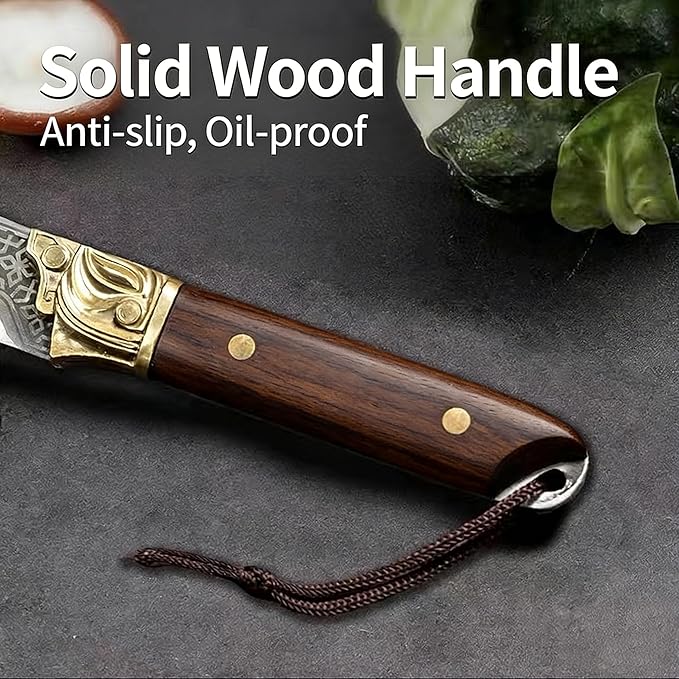 Big Horn Hunter Tactical Knife Hand Forged 1095 Carbon Steel Fixed Blade with Rosewood Handle Leather Sheath Eagle Wing Design 8.5 Inches