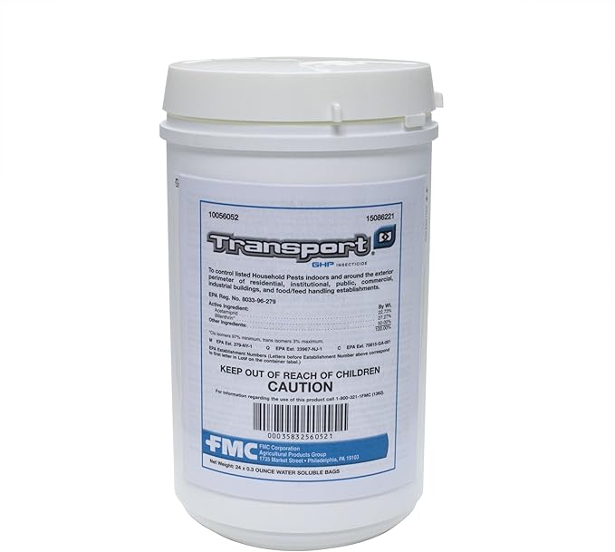 Transport GHP Insecticide Jar(S) (24 X .3oz Packs)