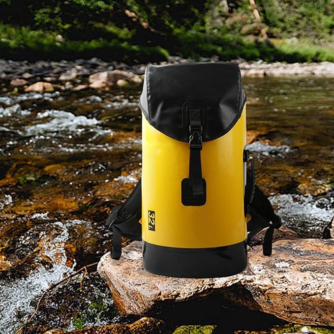 predolo Dry Storage Bag for Outdoor Use with Backpack Design for Kayaking and Sailing 32 L
