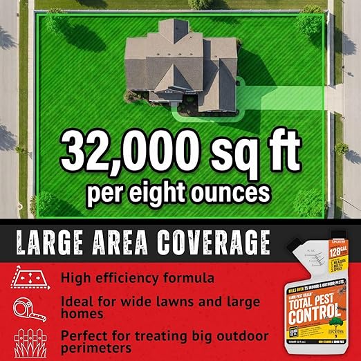 Ike's Pest Control Concentrate - 7.9% Bifenthrin Indoor/Outdoor Insect Killer - Quart - Liquid
