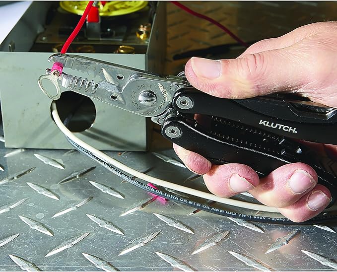 Klutch 12-in-1 Multifunction Tool with Carrying Pouch