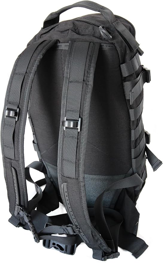 Military 26L ILBE Style Tactical Assault Patrol Molle Backpack (BLACK)