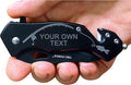 Personalized Fishing Gifts for Men Husband Friend Dad Grandpa Brother Coworker - Custom Engraved Pocket Knife for Fisherman - Gift Idea for Fishers for Christmas Father's Day (Customize it!)