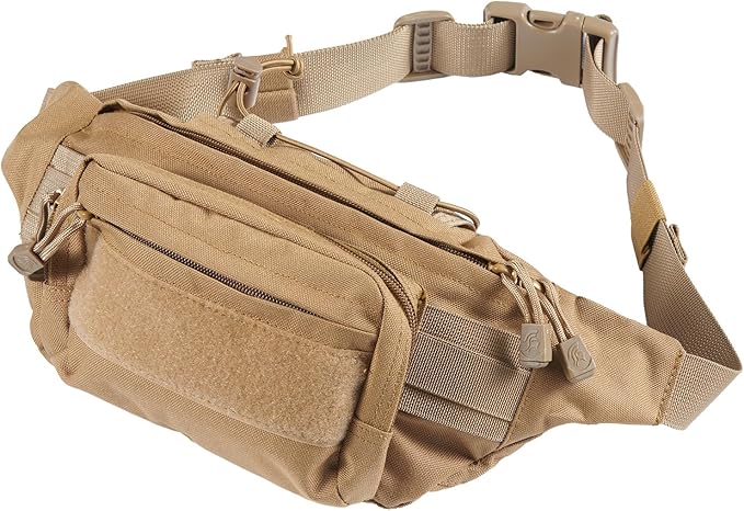 Lancer Tactical Nylon Sling Tactical Bag for Airsoft Hunting and Paintball - Khaki