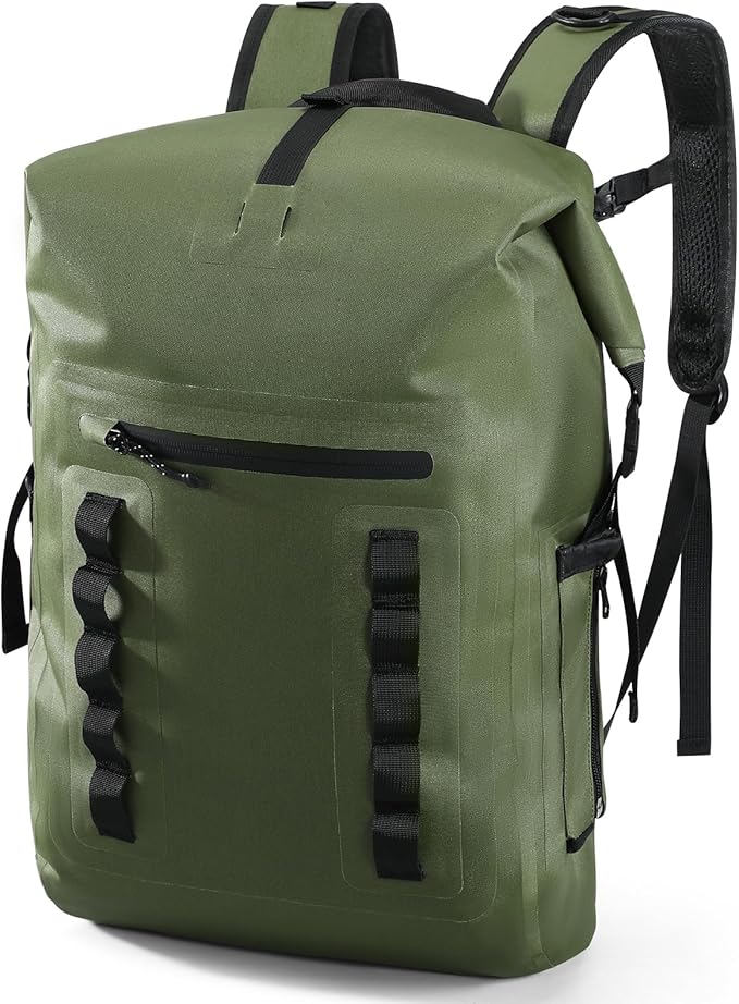 Haimont Waterproof Dry Backpack 30L TPU Lightweight Roll Top Dry Bag for Men Women Beach Kayaking Travel Hiking