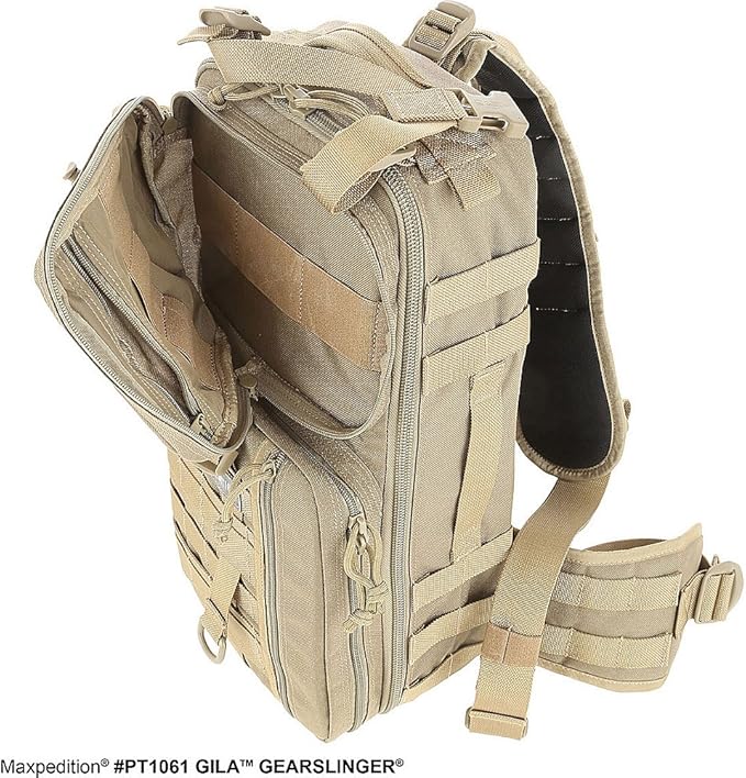 Maxpedition Gila Gearslinger Backpack Small Khaki