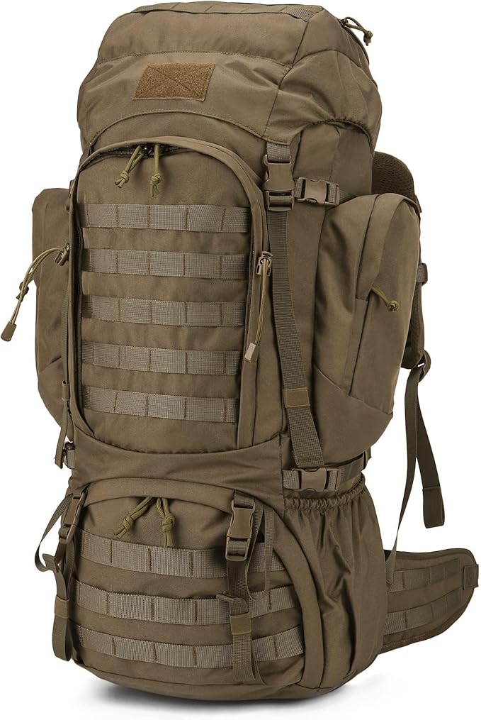 Mardingtop 60L Military Internal Frame Backpack for HikingCampingHuntingRucksack Backpack with Rain Cover