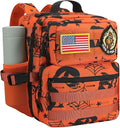 9L Mini Tactical Backpack for Men WomenSmall Military Tactical Backpack for GymHikingCampingCycling (Halloween Phantom)