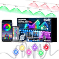 DIERLIGHT RGB Permanent Outdoor Lights 200FT Smart LED Eaves Lights with APP &amp Remote Control IP67 Waterproof Outdoor String Lights for Christmas HalloweenParty Garden Patio House Decor