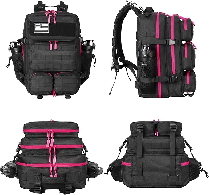 55L Tactical Backpack Heavy Duty Military Rucksack Molle Backpack 3 Day Assault Pack for Work Outdoors