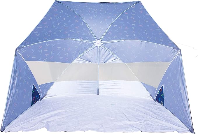 Rio Beach 8' x 8' x 6' Speedy Pop-Up Beach Cabana Sun Shelter