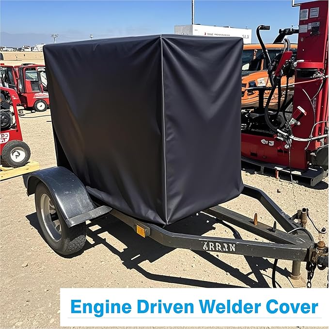 Engine Driven Welder Cover fits Ranger (330/260) and Bobcat (230/265) Engine Welder Generator Heavy-Duty Thickened Waterproof &amp Dustproof - 40 L × 23 W × 30 H - Top Thickened Plush