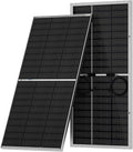 ECO-WORTHY 195W N-Type 18BB Bifacial Solar Panel 1PC 12 Volt Monocrystalline Solar Panel with 25% High Conversion Efficiency Ideal for RV Boat Roof FarmHome &amp Off-Grid Applications