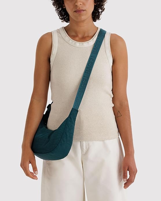 BAGGU Small Nylon Crescent Bag