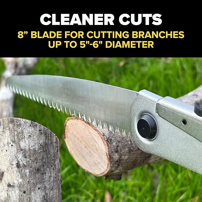 Jameson SB-8TE-FPKG Folding Pruning Saw with Sheath 8 inch