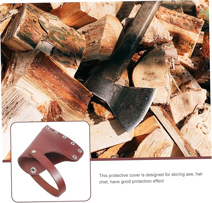 POPETPOP Ax Protector Small Garden Tools Camping Axe Tools Protective Outdoor Camping Hatchet Axe Camping