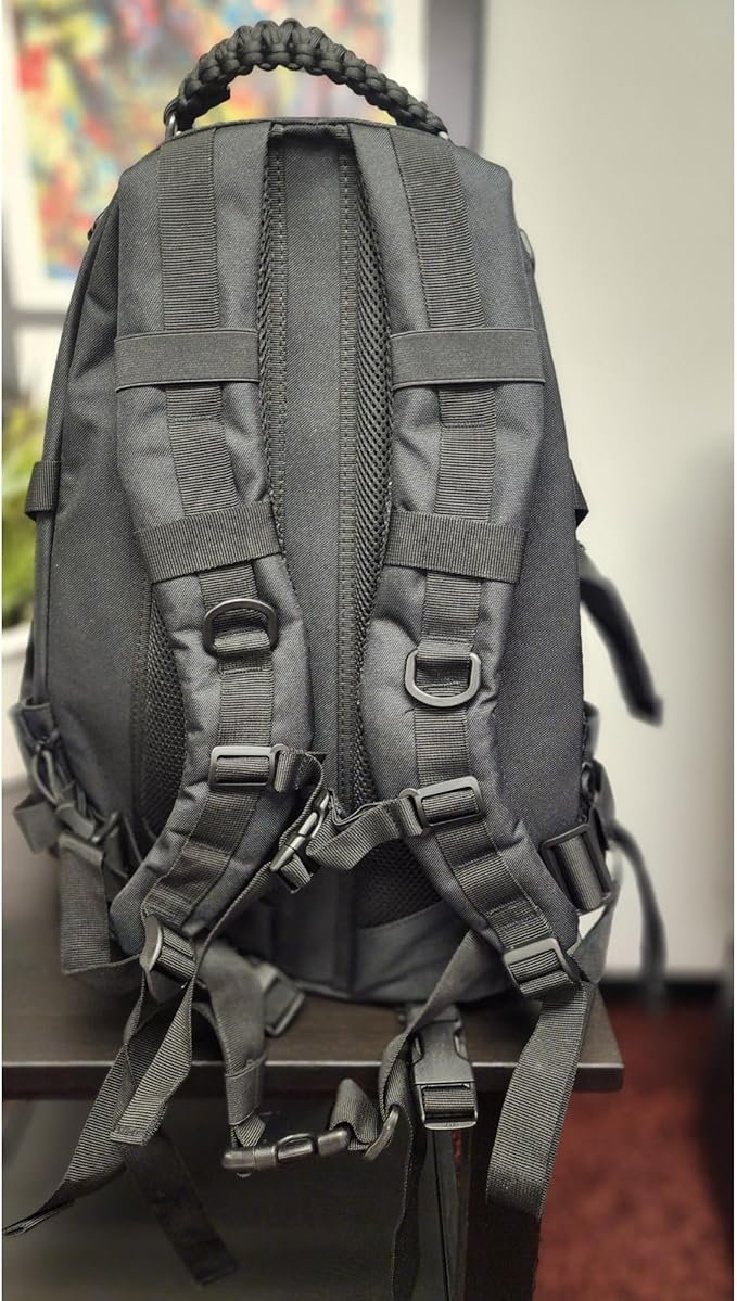 GODFATHER OF BODYBUILDING Flagship Backpack by Charles Glass - The Ultimate Multi-Functional Gym &amp Adventure Bag Large Camouflage